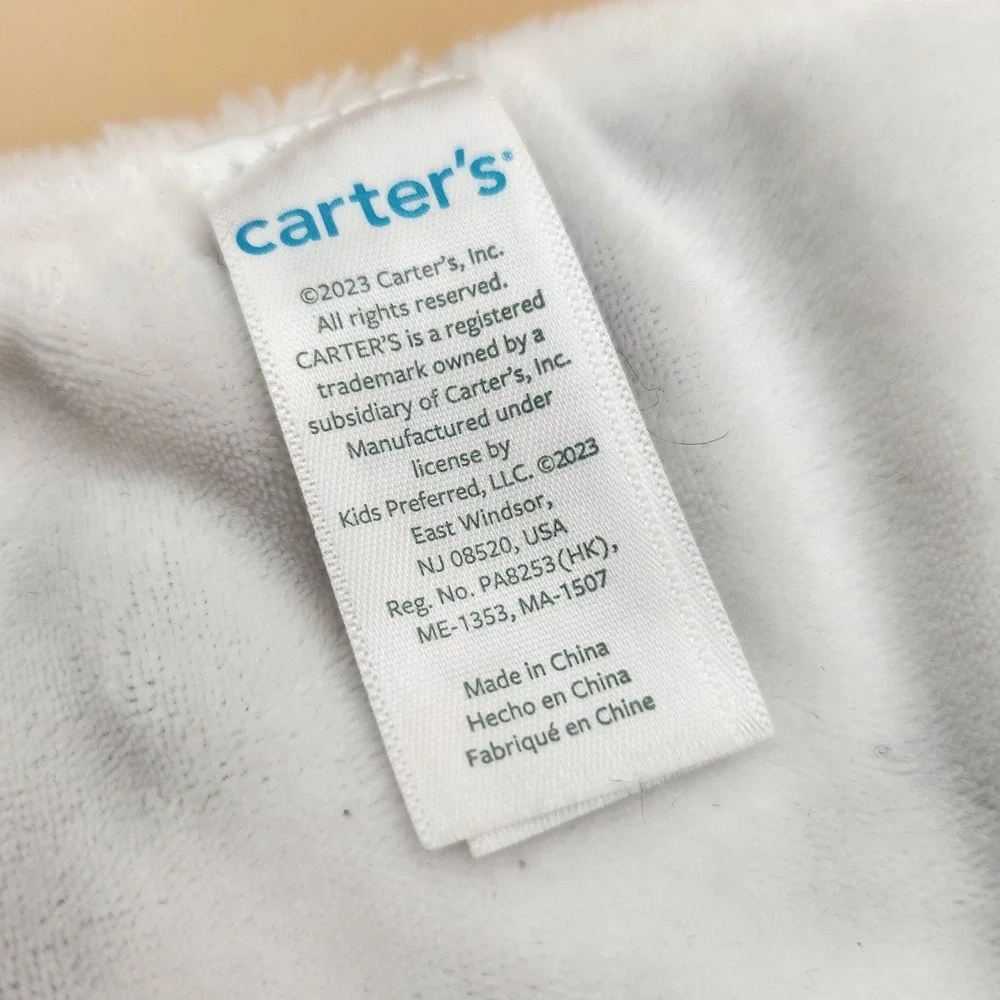 Carters Baby Infant Spotted Cow Calf Security Blanket Cuddle Lovey Plush 2023